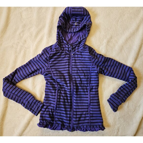 IVIVVA by LULULEMON Reversible womens purple Hoodie Size 8 - Picture 9 of 12
